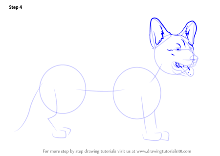 Рисование корги по этапам