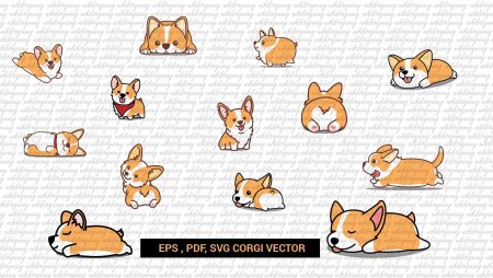 Аппликация корги
