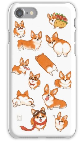 Корги рисунок