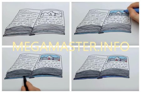 Нарисованные мини книги