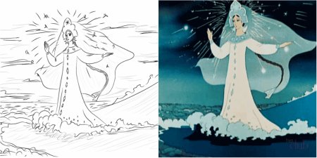 Царевна лебедь контур