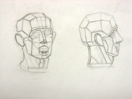 Обрубовка головы построение