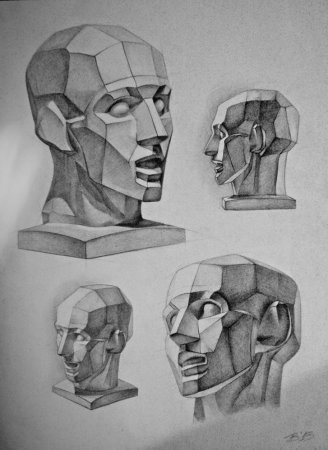 Обрубовка головы Давида