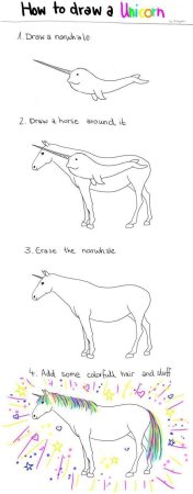 Единорог рисунок