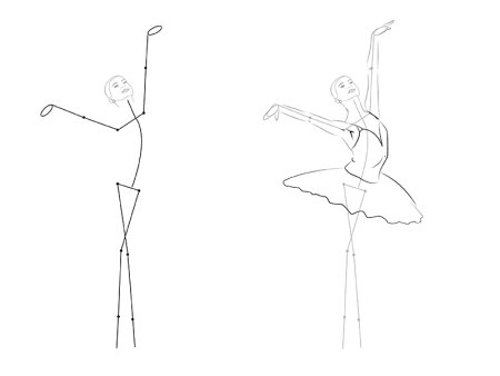 Как нарисовать балерину. Поэтапный мастер-класс для начинающих