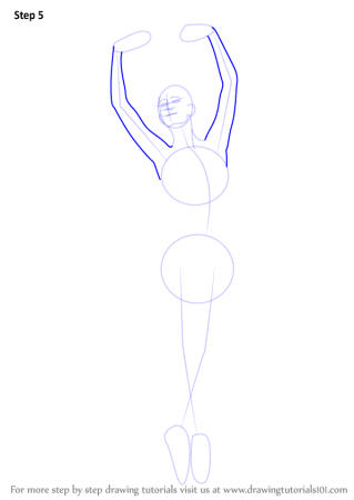 Нарисовать балерину поэтапно