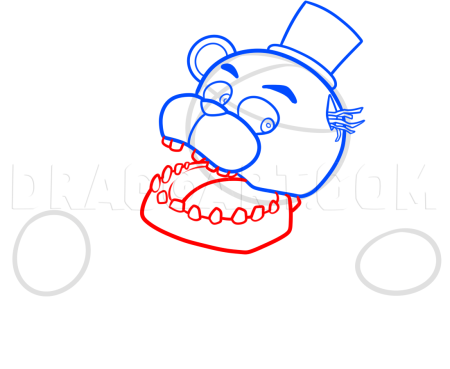 Голова Фредди по этапно