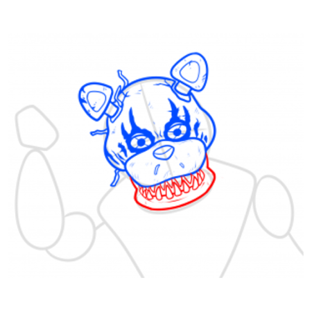 Раскраска АНИМАТРОНИКИ Фредди той