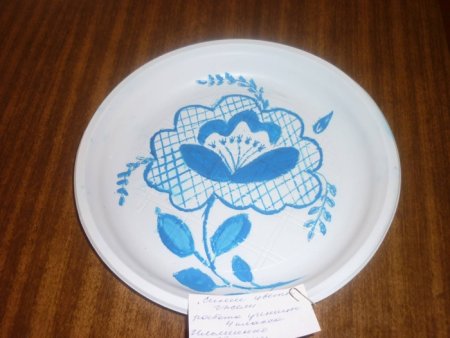 Роспись Гжель 5 класс