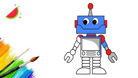 Роботы для рисования детям