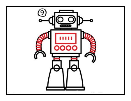 Схема рисования робота