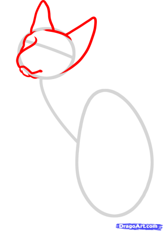 Поэтапное рисование сфинкса