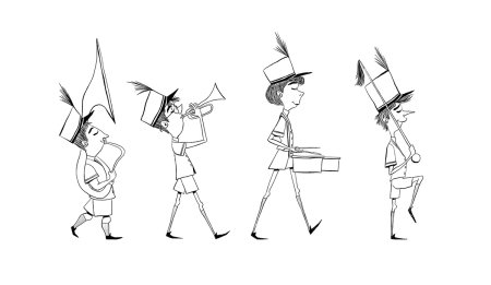 Рисунок марш легкий