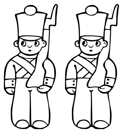 Деревянные солдатики для вырезания