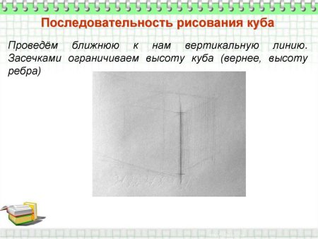 Рисунок куб последовательность