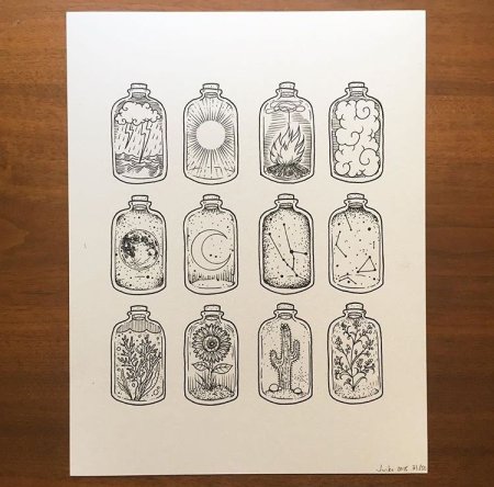 Маленькие рисунки для скетчбука