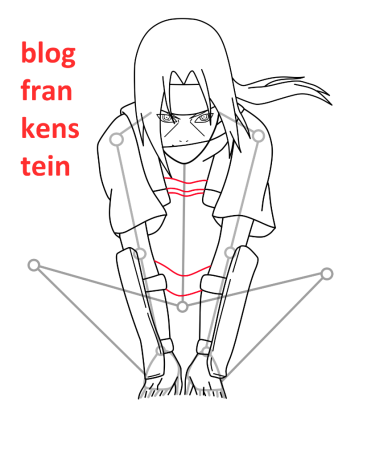 Как нарисовать Итачи поэтапно