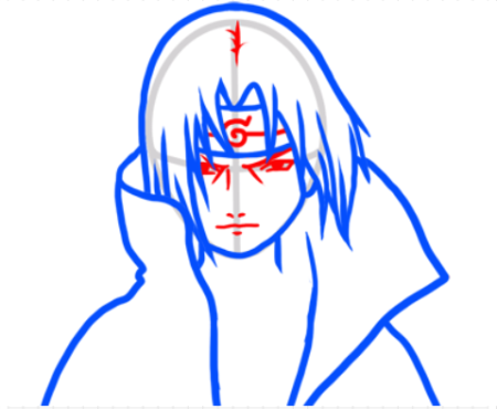 Итачи Учиха для срисовки