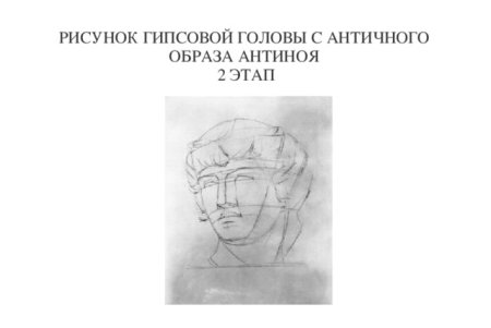 Голова Цезаря Академический рисунок