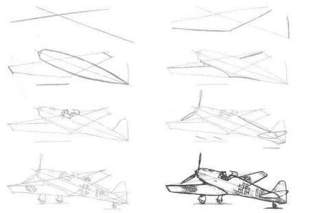 Поэтапное рисование военной техники для детей