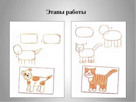 Рисование домашних животных