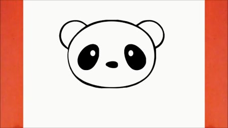 Как нарисовать панду поэтапно
