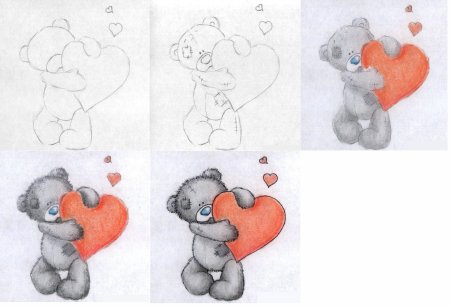Как нарисовать мишку