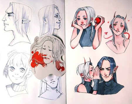 Стиль рисования скетч