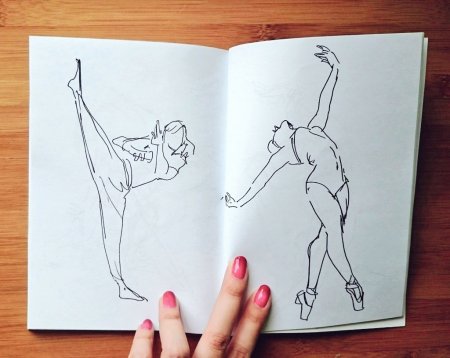 Классные позы для скетчбука