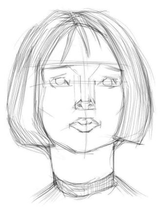 Причёски для рисования короткие