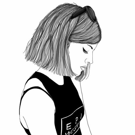 Нарисовать девочку с каре