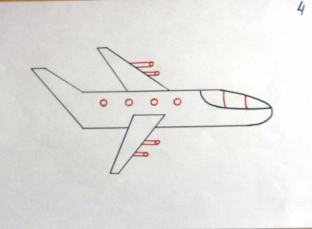 Рисунки пошагово самолетов и танков