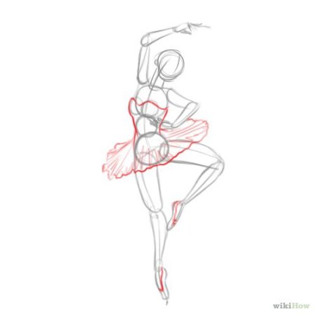 Балетные позы для рисования