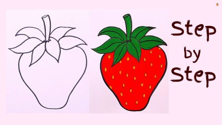 How to draw Strawberry