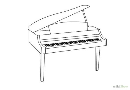 Пианино для рисования