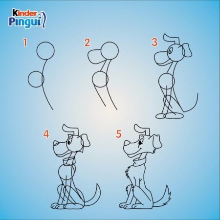 Как нарисовать шарика из Простоквашино