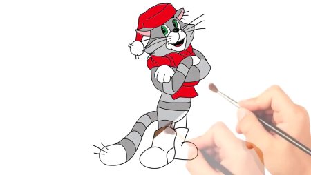 Рисунок кота Матроскина