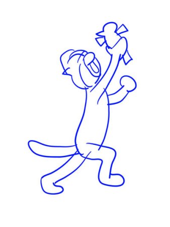 Матроскин пошаговое рисование