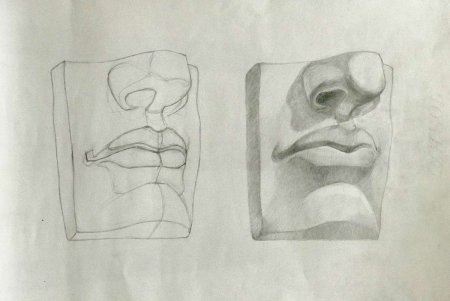 Слепок губ Давида