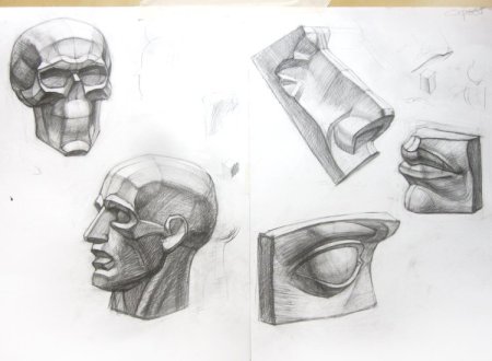 Обрубовка носа Давида