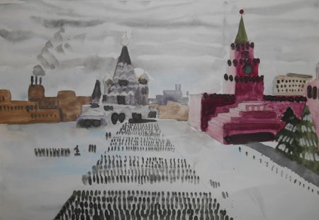 Рисунки за Москву битва Москву