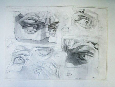 Глаз Давида гипс построение