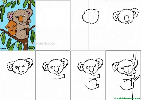 Обезьяна карандашом