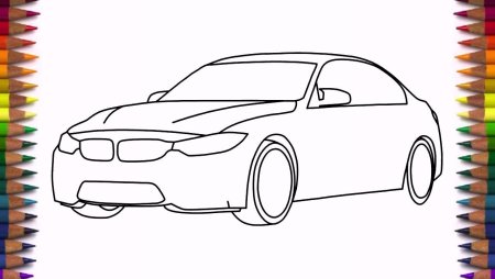 BMW машинки для рисования детям