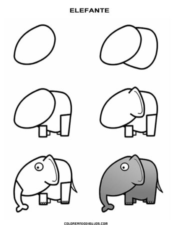 Рисование слона 1 класс