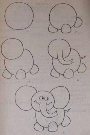 Draw Elephants for Kids
