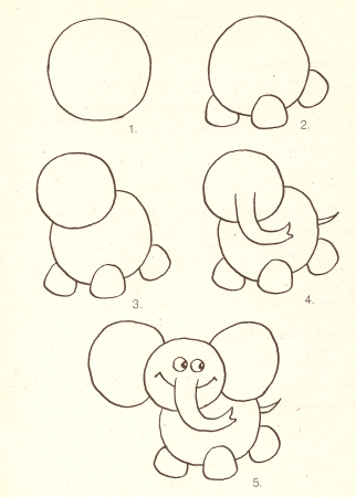 Рисование слона