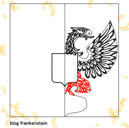 Герб РФ рисунок легкий