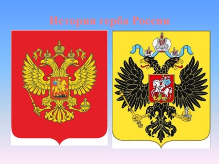 Герб России рисунок для детей