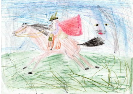 Кощей рисунок карандашом